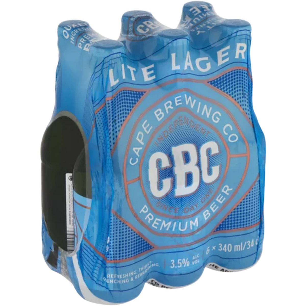 Checkers Sixty60 | CBC Lite Lager Beer Bottles 6 x 340ml