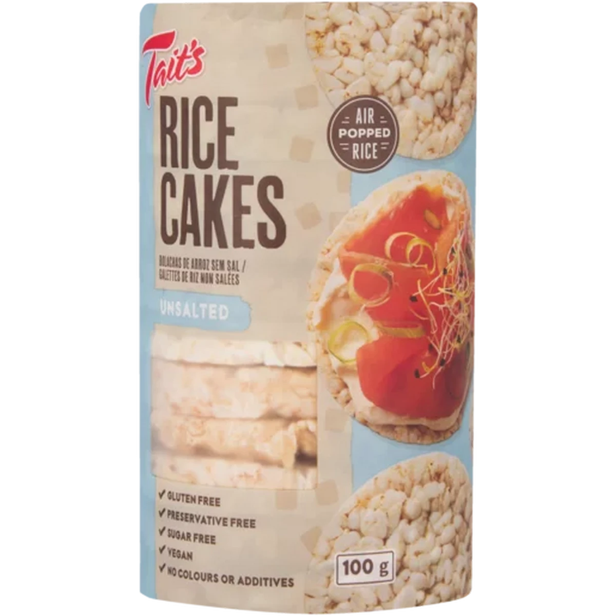Checkers Sixty60 | Tait's Unsalted Rice Cakes 100g