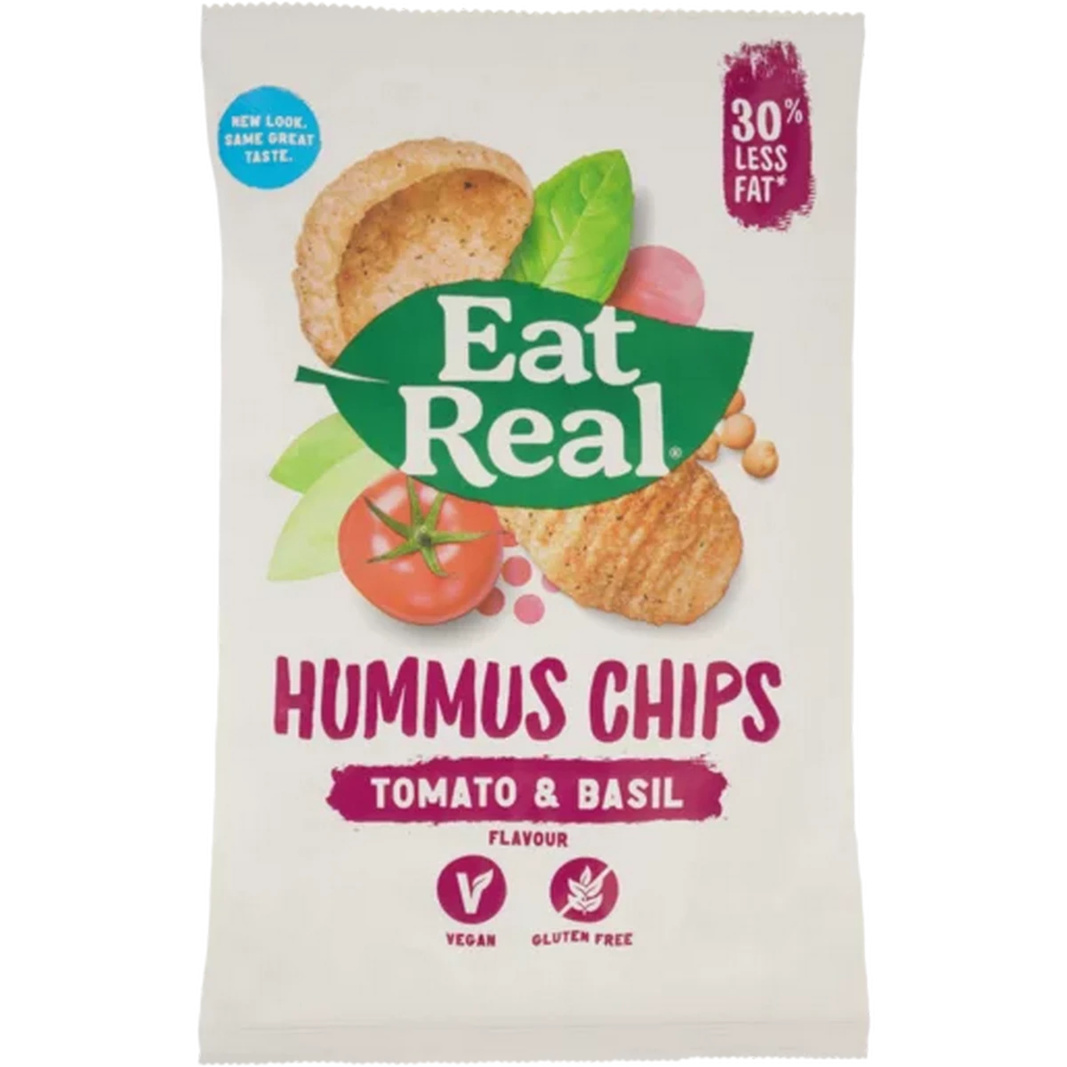 Checkers Sixty60 | Eat Real Tomato & Basil Flavour Hummus Chips 135g