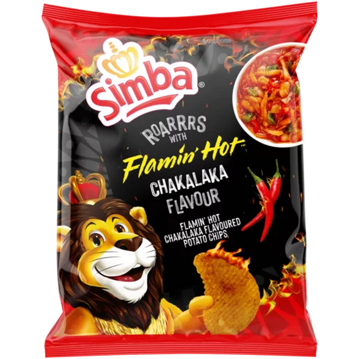Checkers Sixty60 | Simba Flamin' Hot Chakalaka Potato Chips 36g