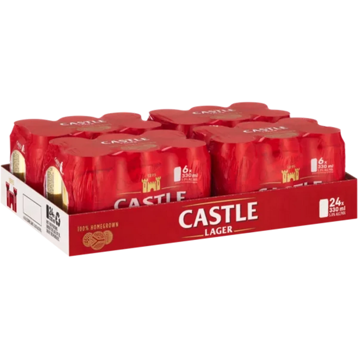 Checkers Sixty60 | Castle Lager Beer Cans 24 x 330ml