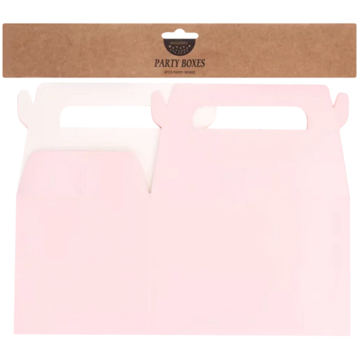 Checkers Sixty60 | Occasions Solid Light Pink Party Boxes 5 Pack