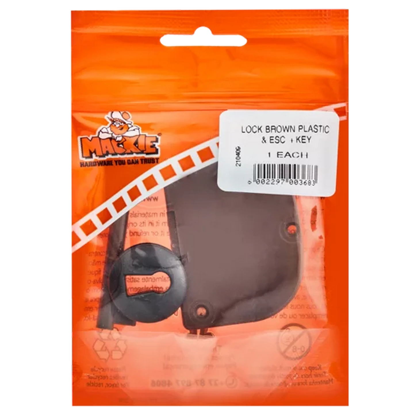 Checkers Sixty60 | Mackie Brown Plastic Cupboard Lock