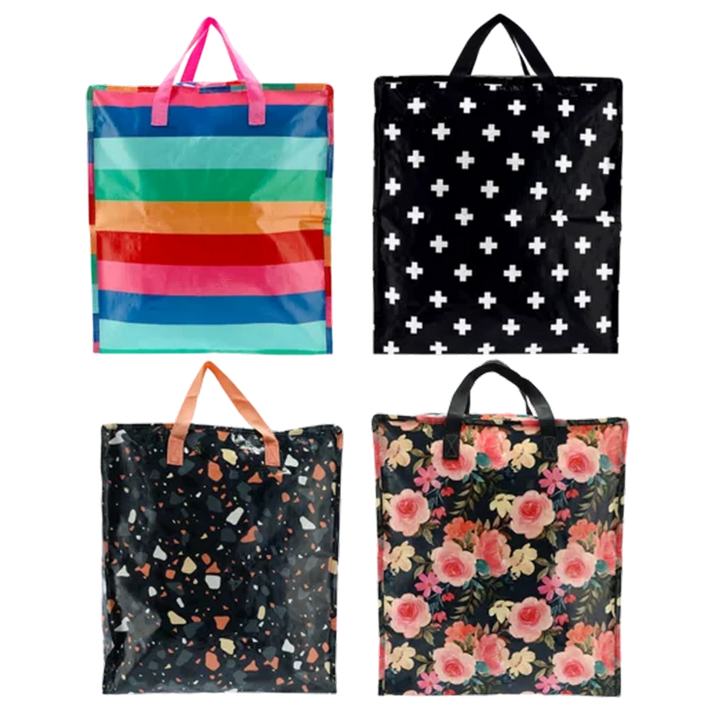 Checkers Sixty60 | Top Zip Prints Shopping Bag 39cm (Design May Vary)