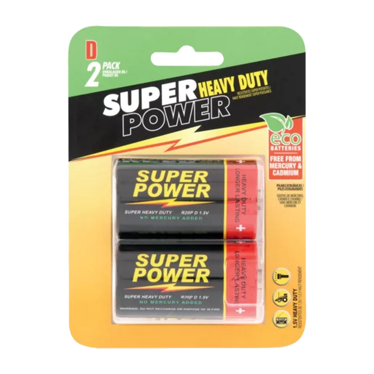 Checkers Sixty60 | Super Power D Heavy Duty Batteries 2 Pack