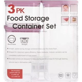 Checkers Sixty60 | Food Storage Container Set 9 Piece (Colour May Vary)
