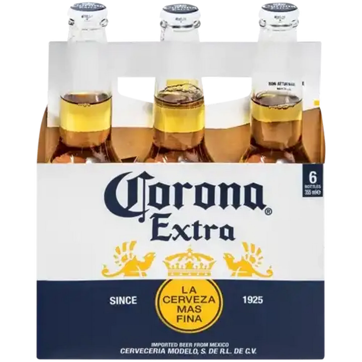 Image of Corona Extra Beer Bottles 6 x 355ml