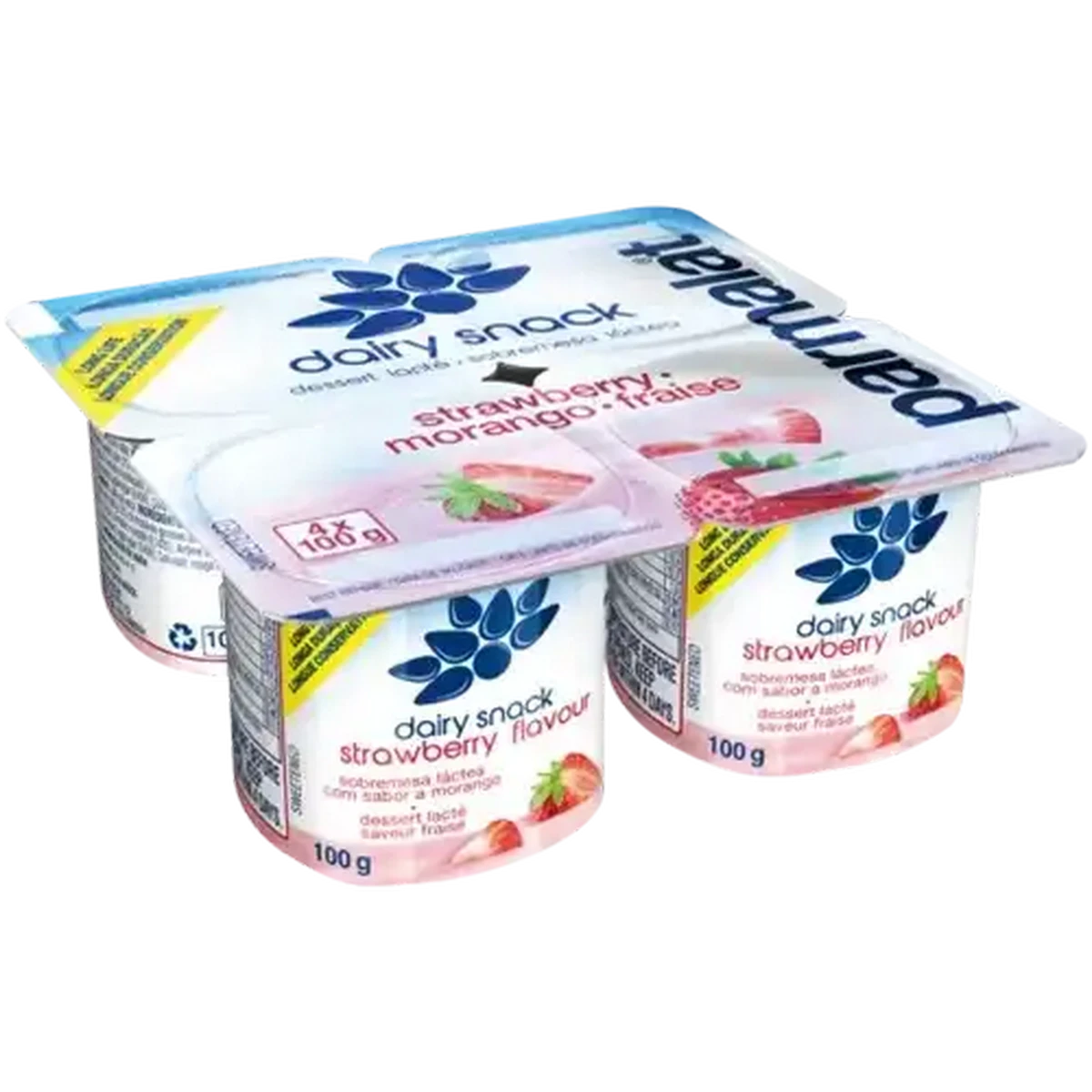 Checkers Sixty60 | Parmalat Strawberry Flavoured Dairy Snack 4 x 100g