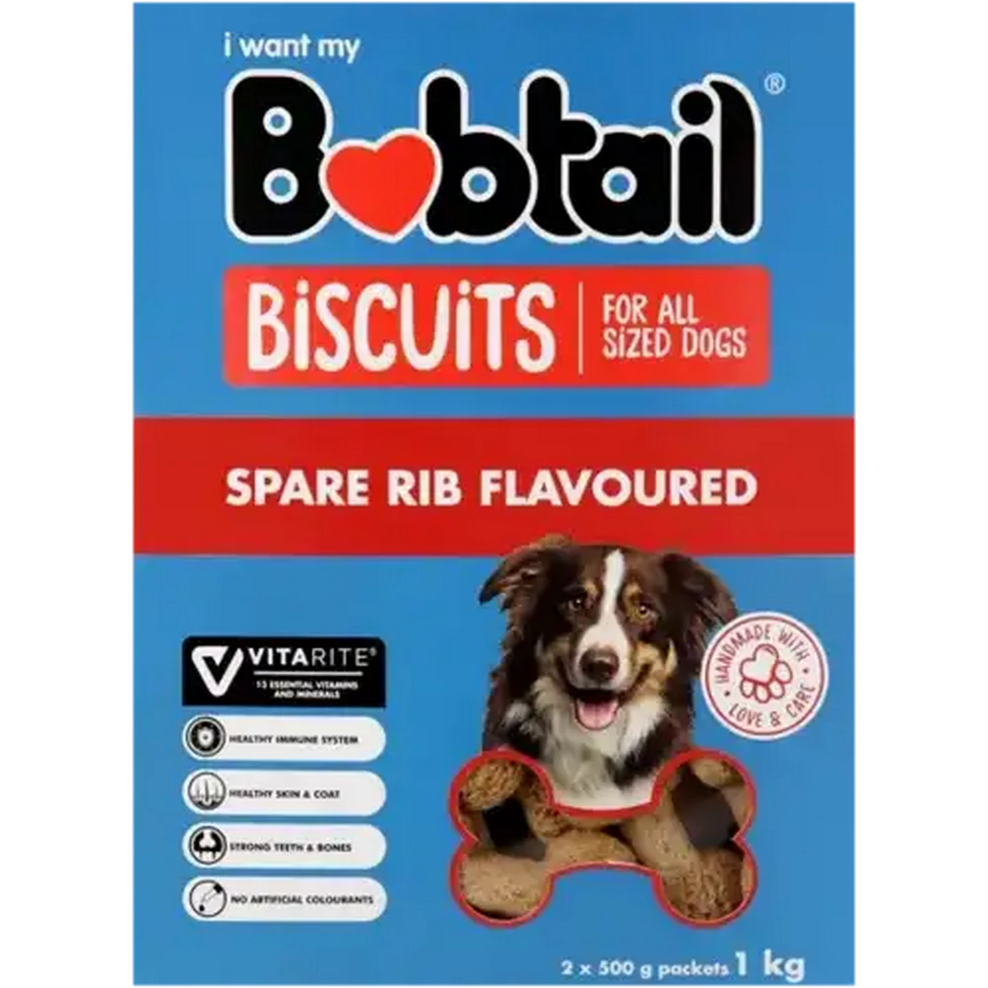 Checkers Sixty60 | Bobtail Spare Rib Flavoured Dog Biscuits 1kg