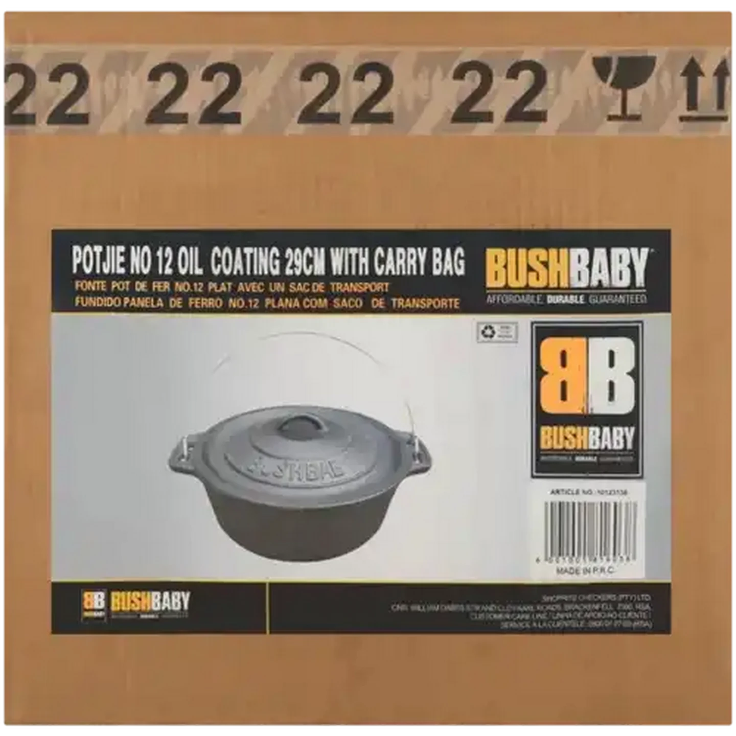 Checkers Sixty60 | Bush Baby Large Potjie Bake Pot