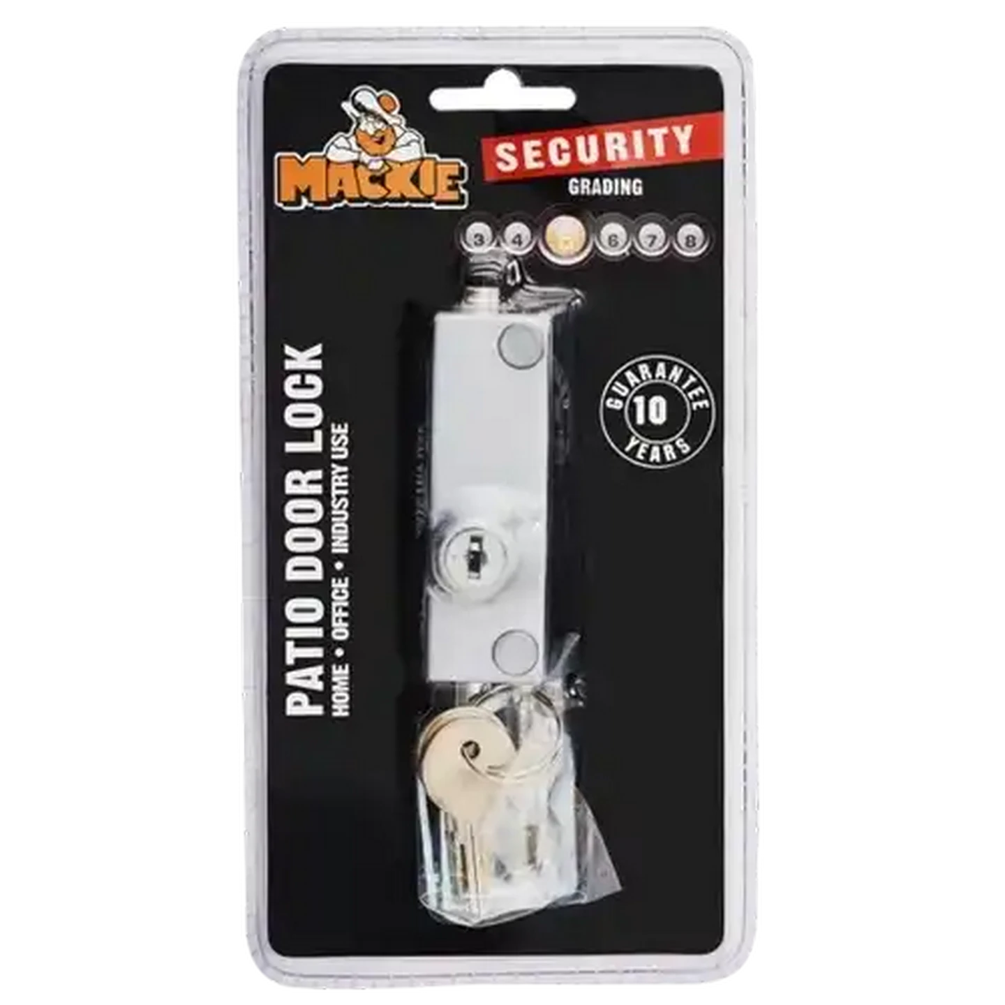Checkers Sixty60 | Mackie Silver Patio Door Lock