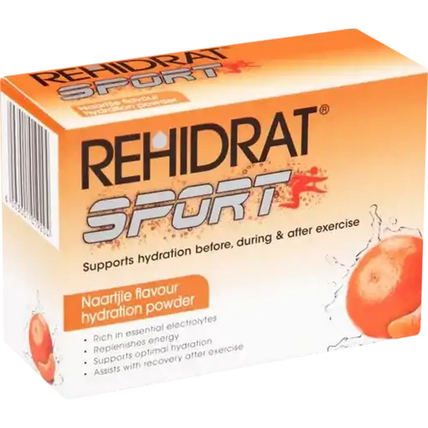 Image of Rehidrat Sport Naartjie Flavoured Hydration Powder 6 x 14g