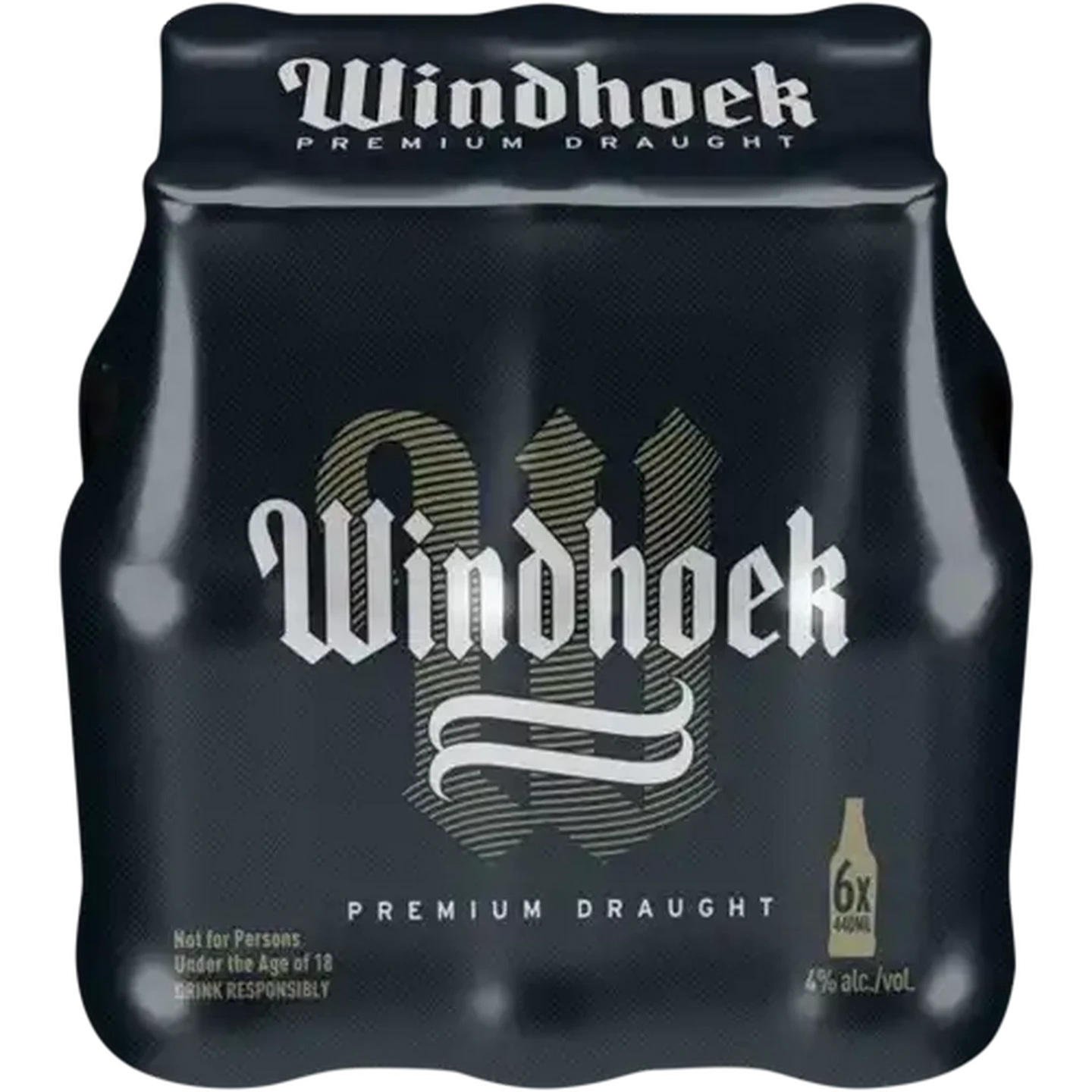 Image of Windhoek Premium Draught Beer Bottles 6 x 440ml