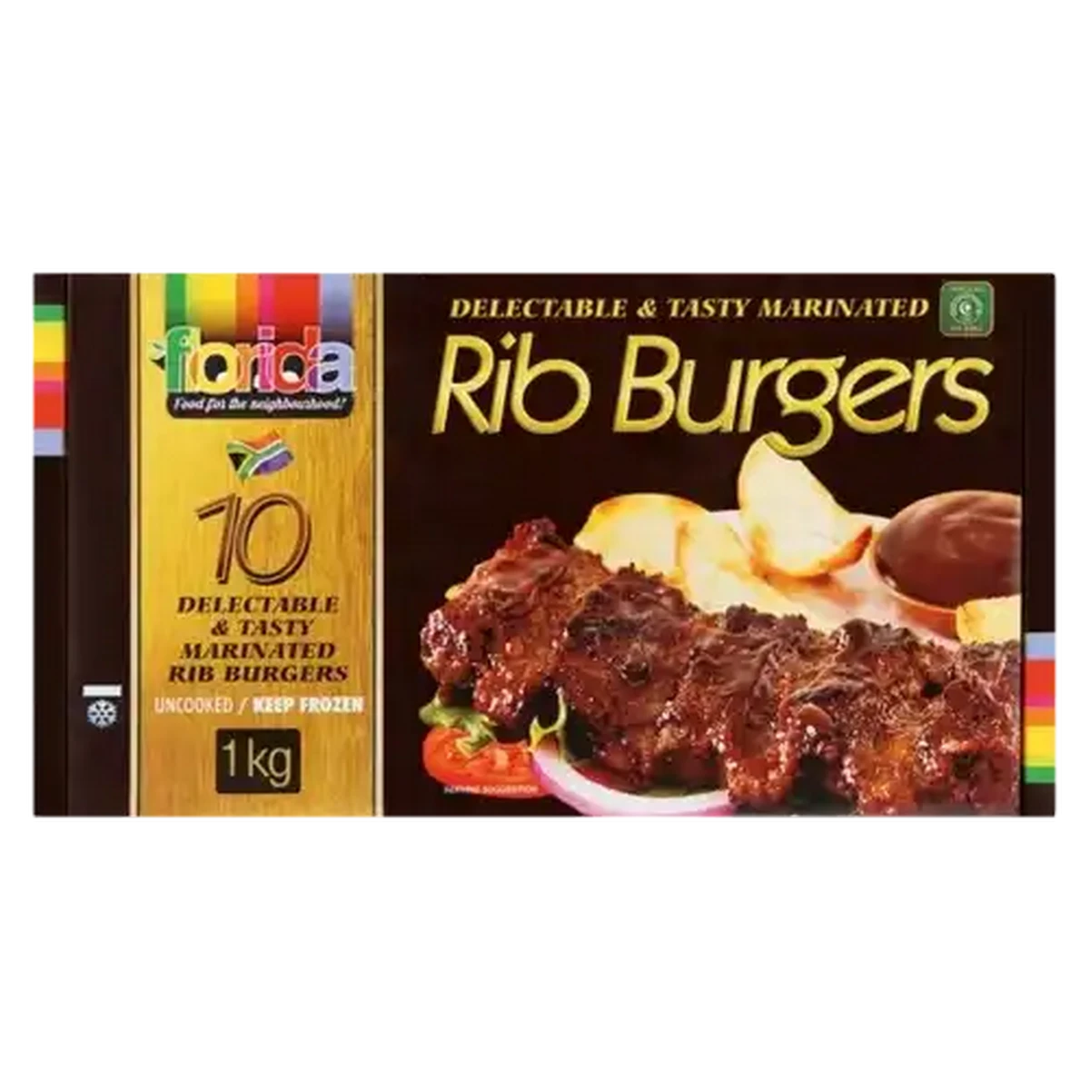 Checkers Sixty60 | Florida Foods Halaal Frozen Rib Burgers 1kg