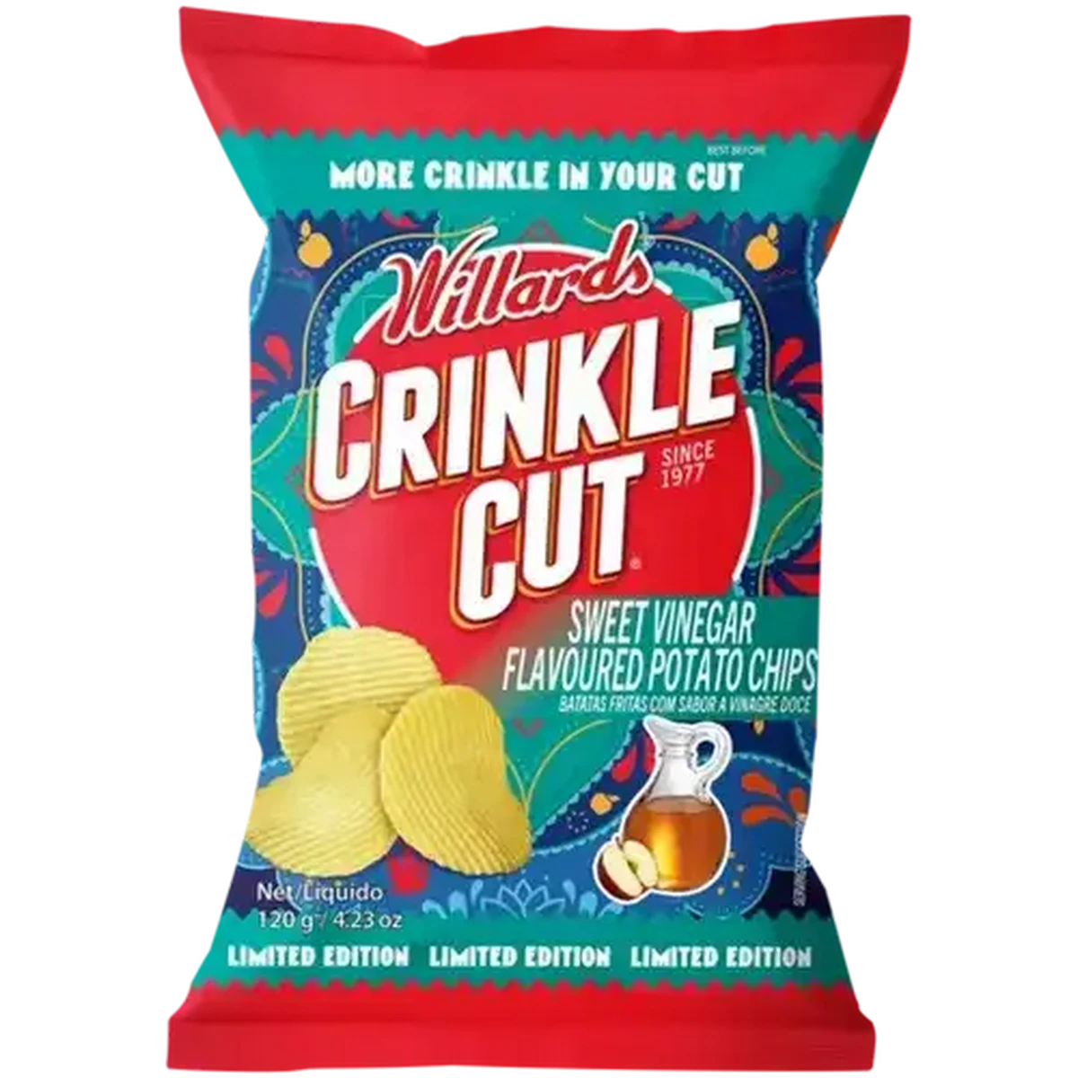 Checkers Sixty60 | Willards Crinkle Cut Sweet Vinegar Flavour Potato ...