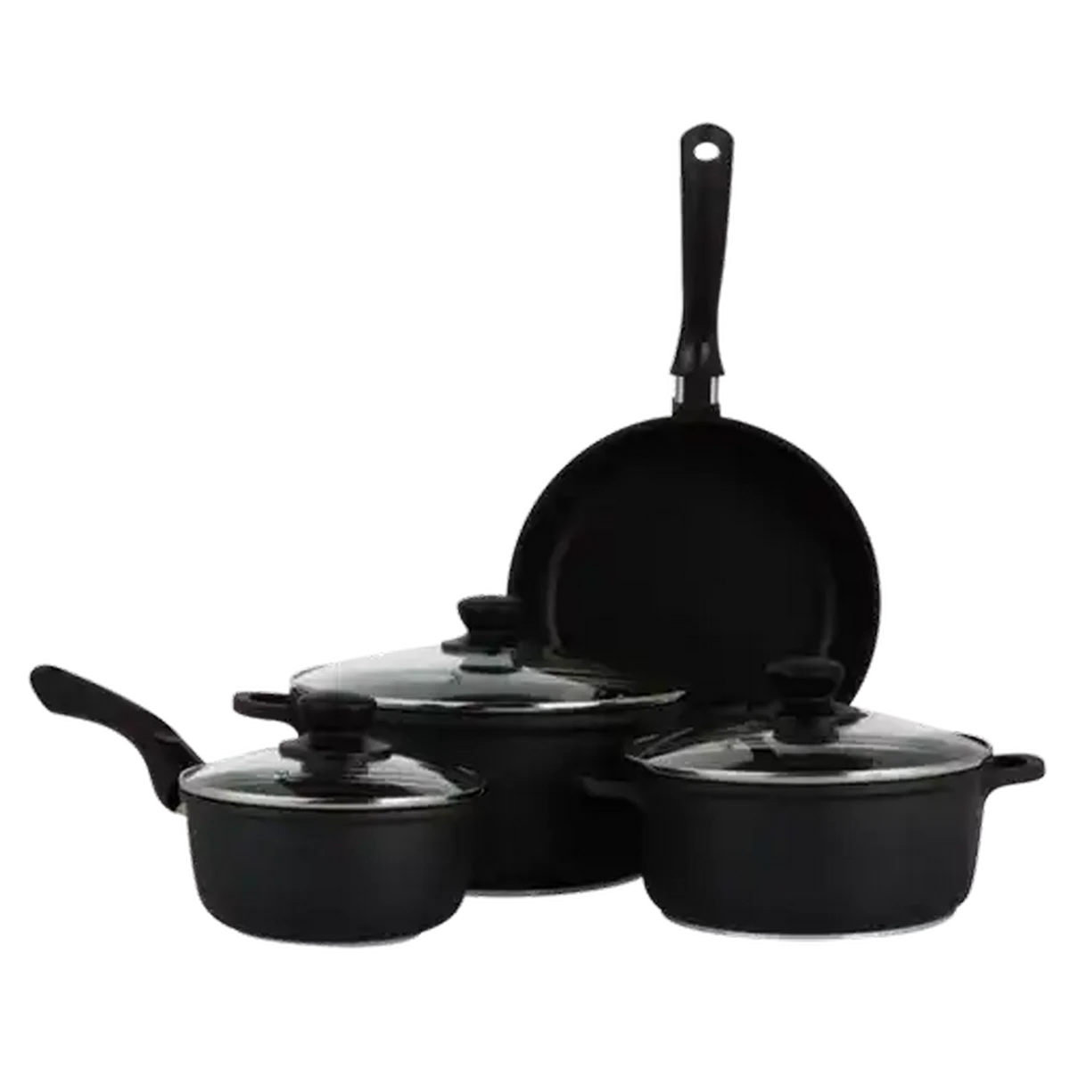 Checkers Sixty60 | Inferna Black Cast Aluminium Cookware Set 7-Piece