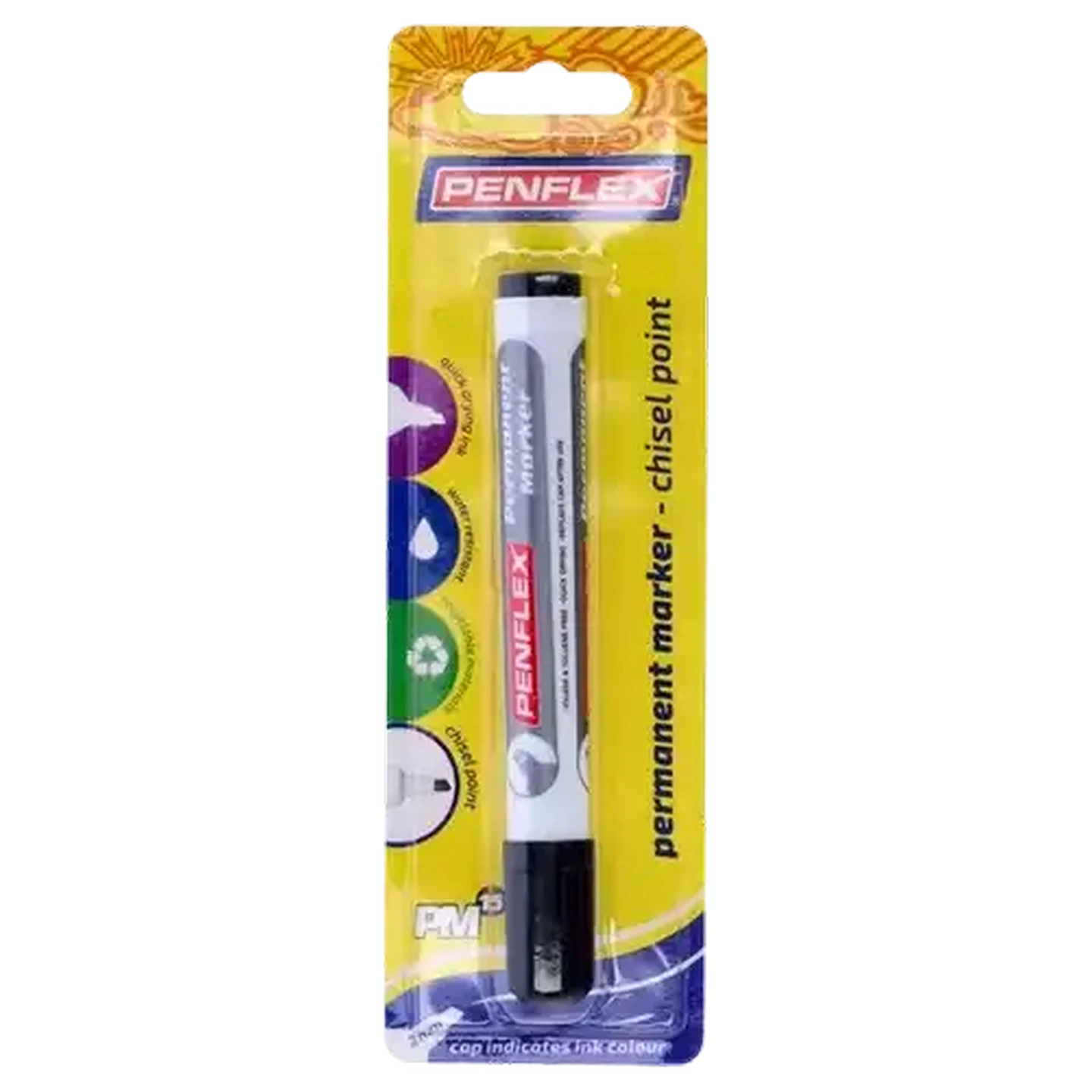 Checkers Sixty60 | Penflex PM15 Black Chisel Point Permanent