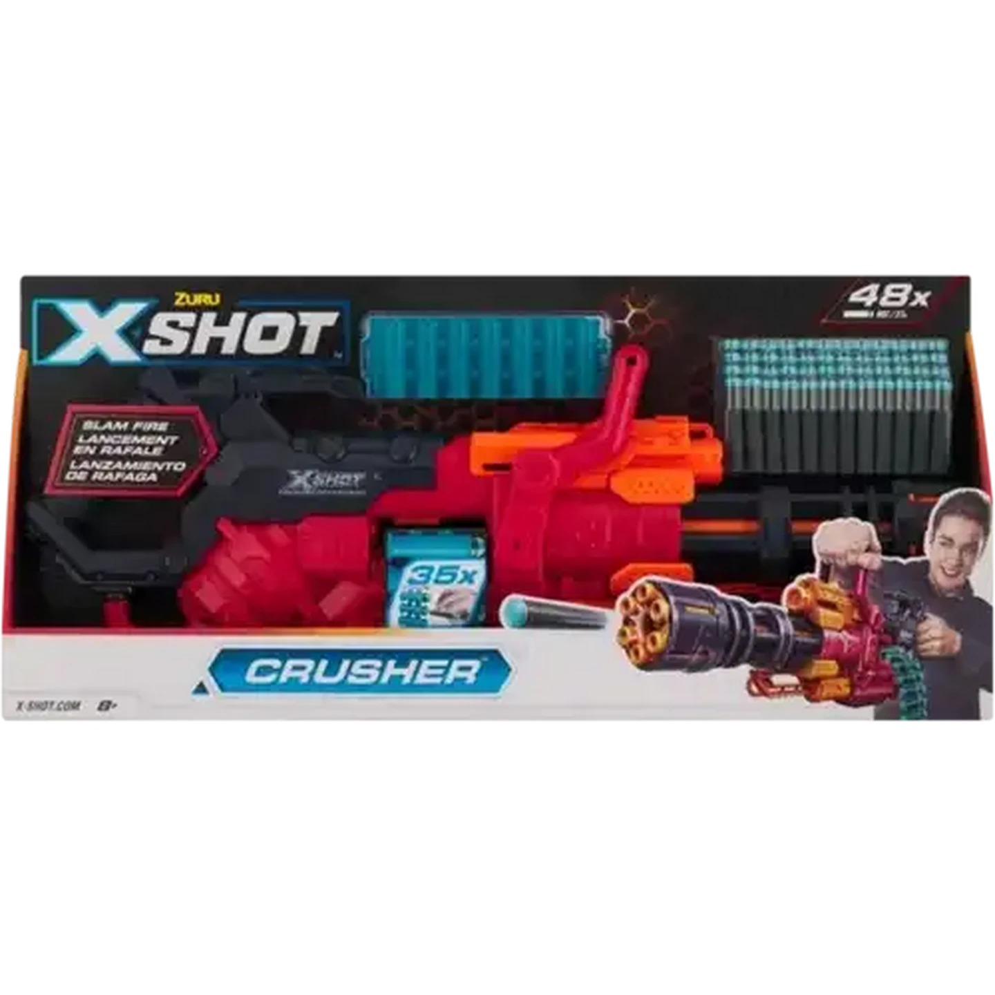 Checkers Sixty60 | X-Shot Crusher Blaster Gun Set