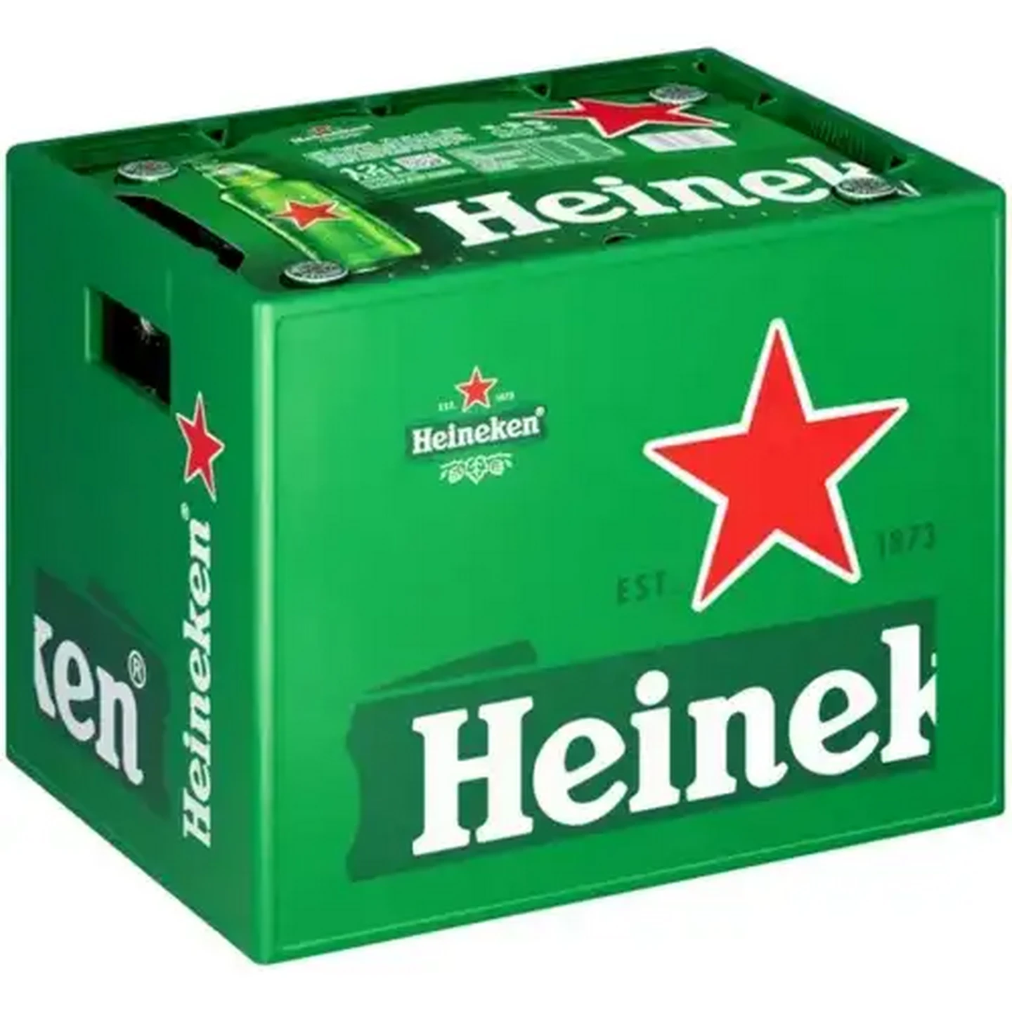 Image of Heineken Lager Beer Bottles 12 x 650ml