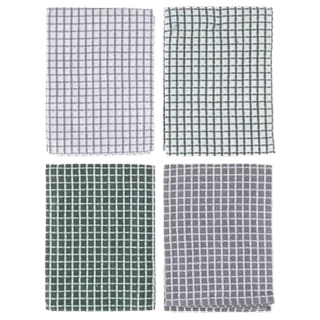 Essentials Kitchen Cloth 45 x 65cm 4 Pack (Colour May Vary)