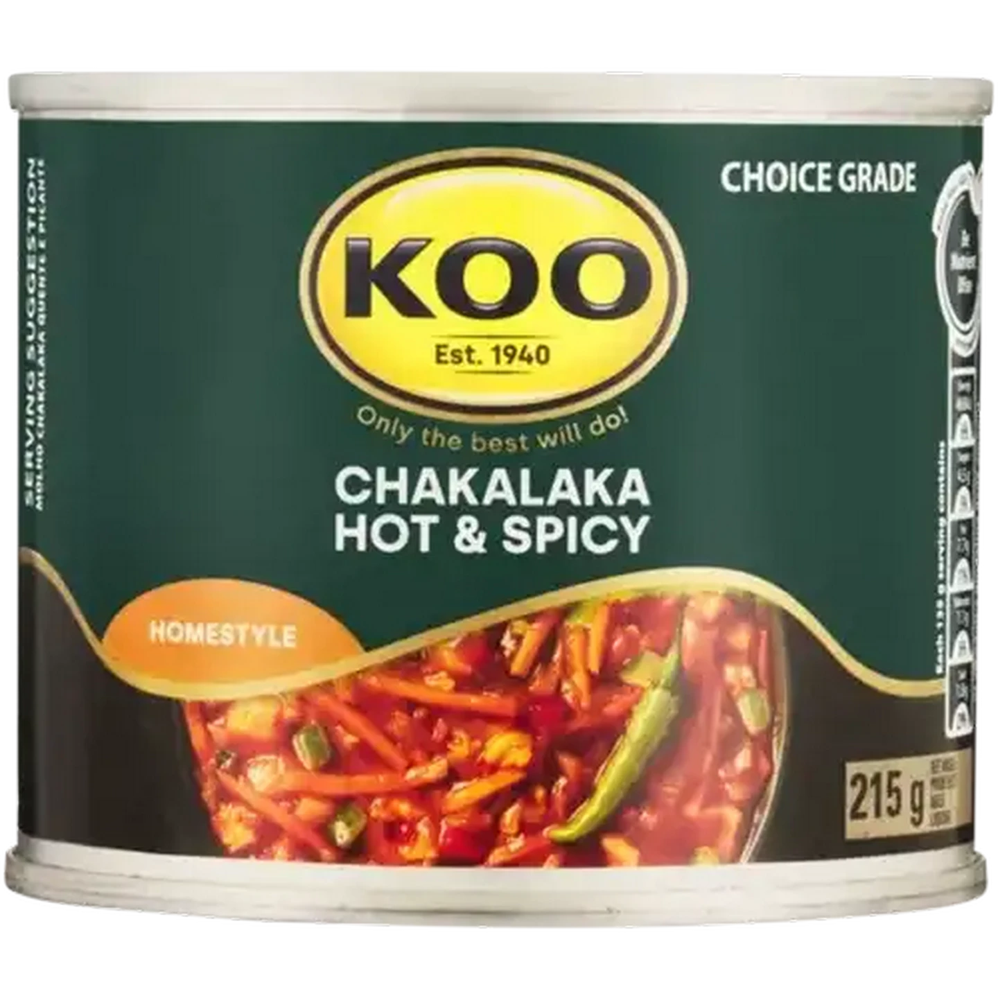 Checkers Sixty60 | KOO Hot & Spicy Chakalaka 215g