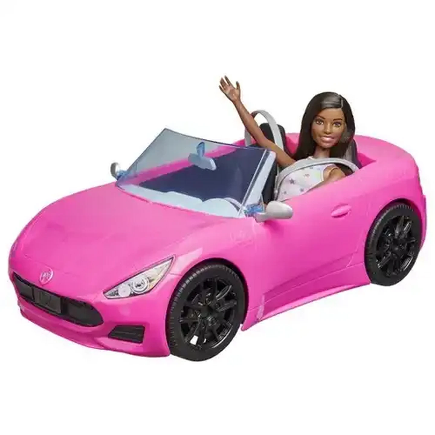 Checkers Sixty60 | Barbie Doll Brunette And Pink Convertible Car