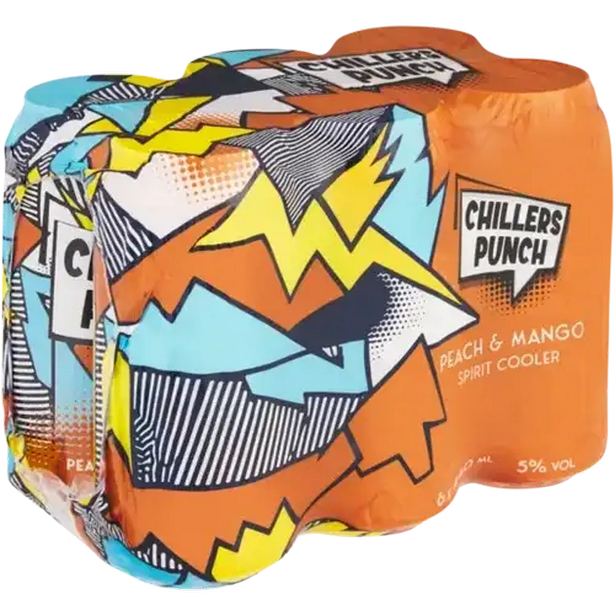 Checkers Sixty60 | Chillers Punch Peach & Mango Spirit Cooler 6 x 440ml