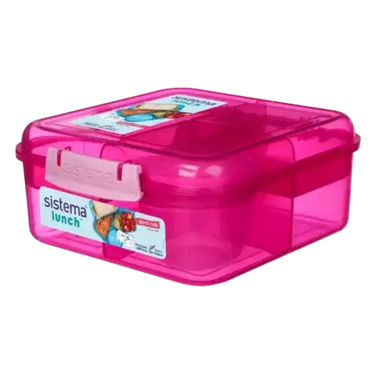 Checkers Sixty60 | Sistema Lunch Pink Bento Cube 1.25L