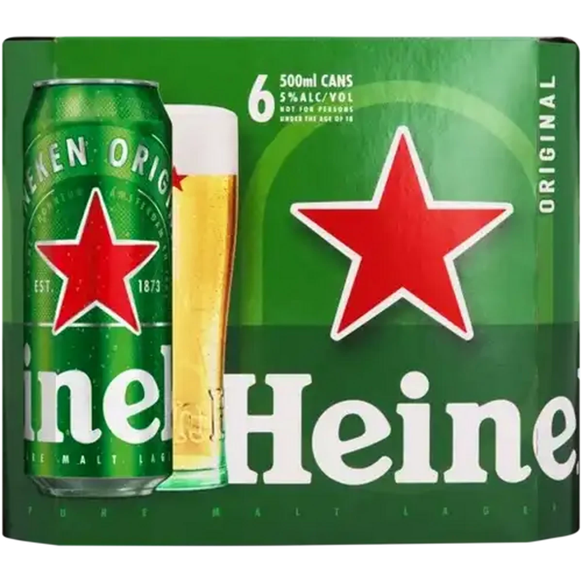 Checkers Sixty60 | Heineken Pure Malt Lager Beer Cans 6 x 500ml