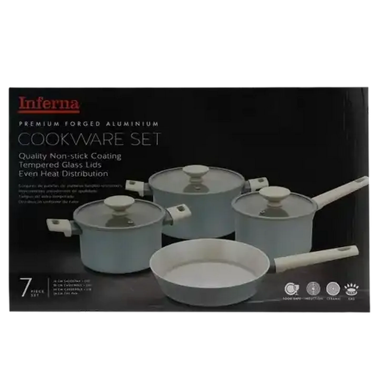 Checkers Sixty60 | Havana Aluminium Cookware Set 7 Piece