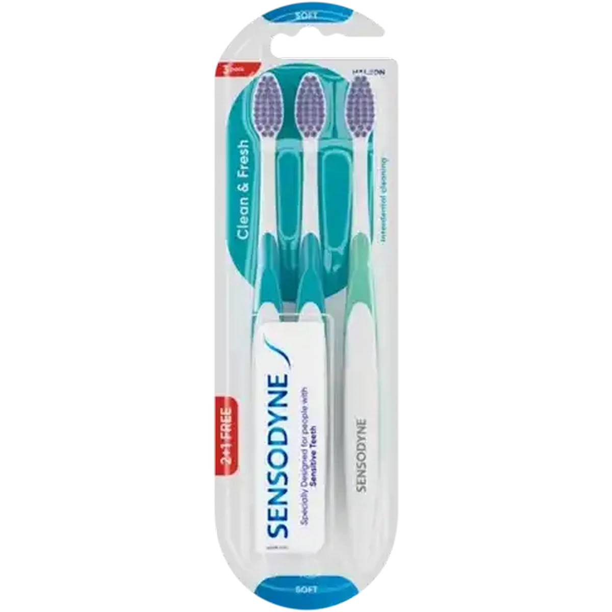 Checkers Sixty60 | Sensodyne Clean & Fresh Soft Toothbrush 3 Pack