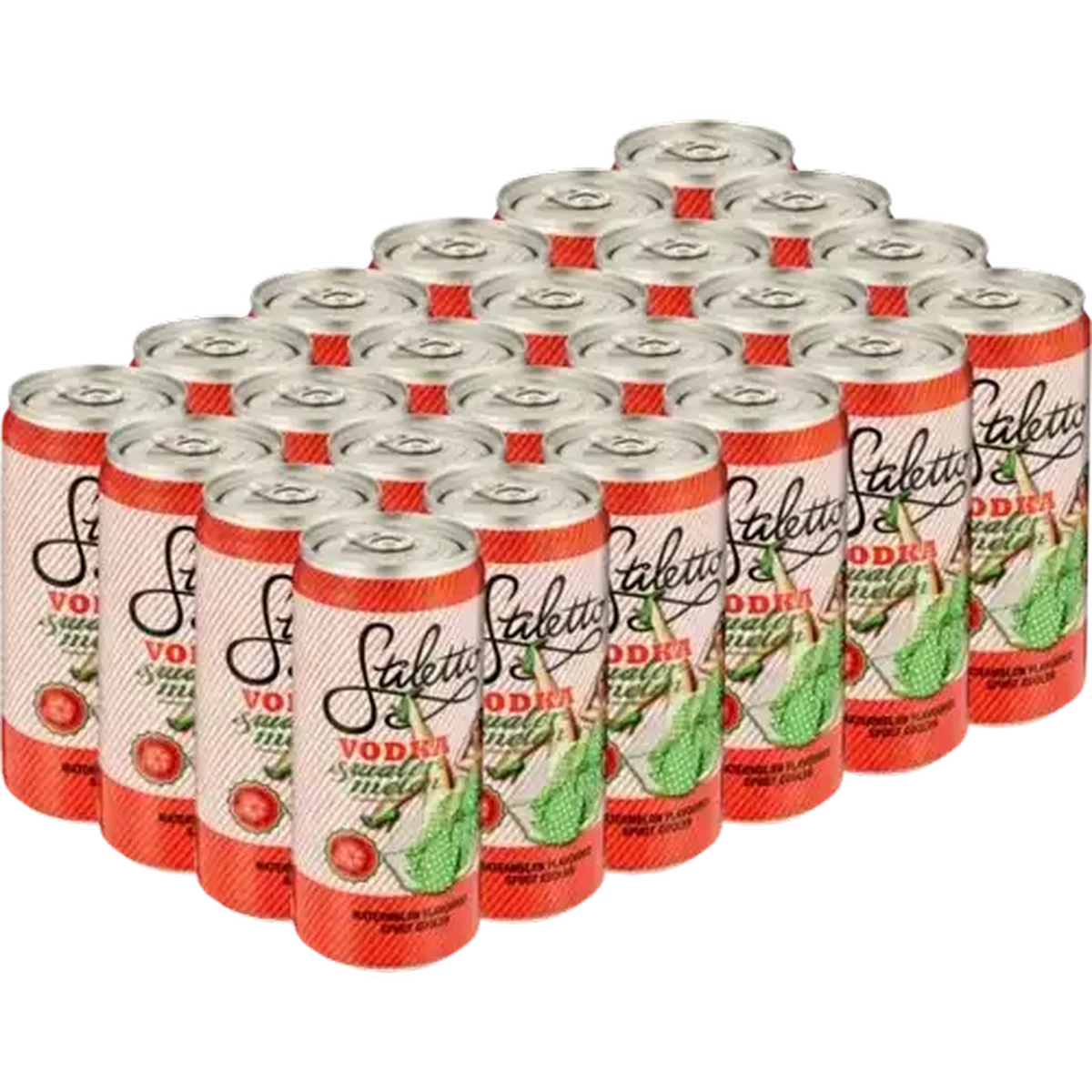 Checkers Sixty60 | Stiletto Watermelon Flavoured Spirit Cooler Cans 24 ...