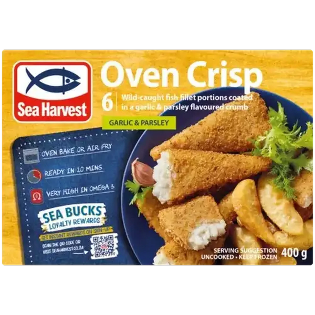 Checkers Sixty60 | Sea Harvest Oven Crisp Garlic & Parsley Frozen ...