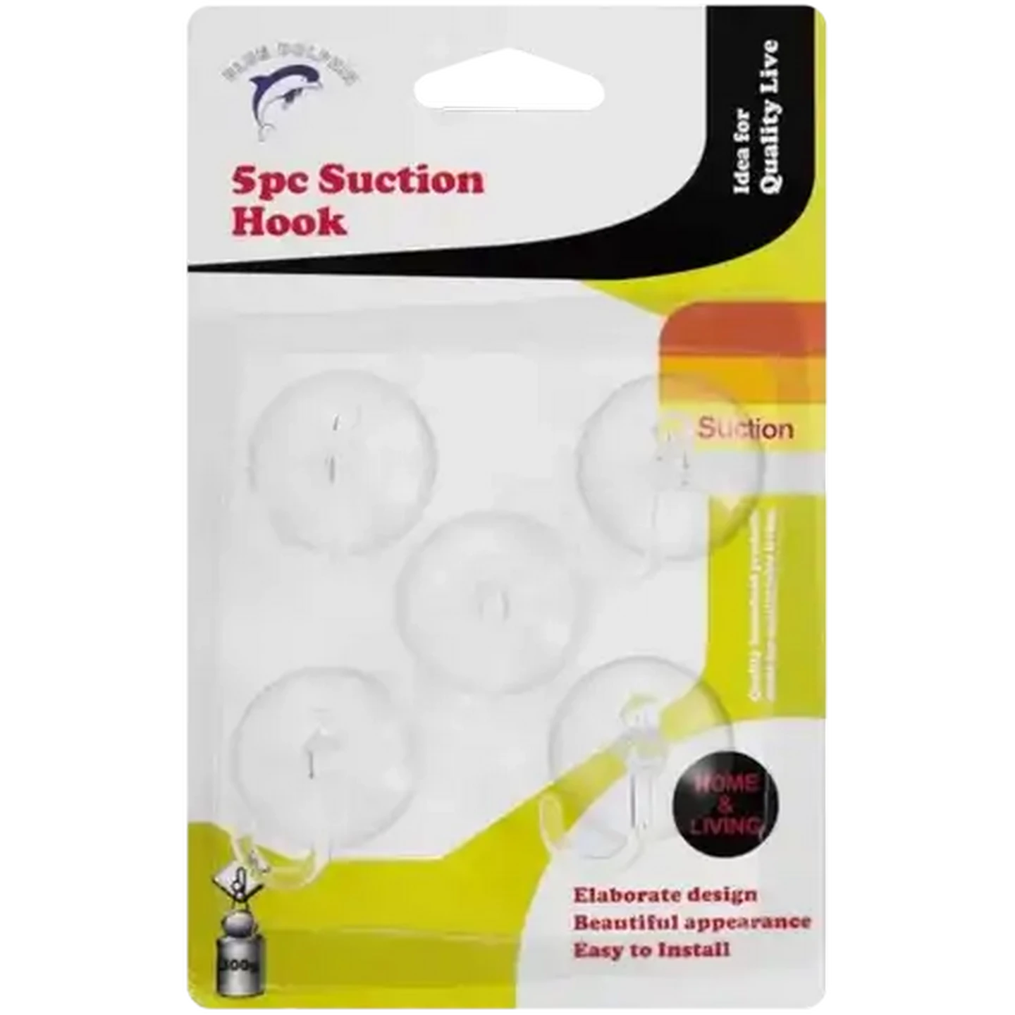 Checkers Sixty60 | Blue Dolphin Suction Hooks 5 Pack
