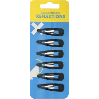 Reflections Black Hair Sleep Pins 6 Pack