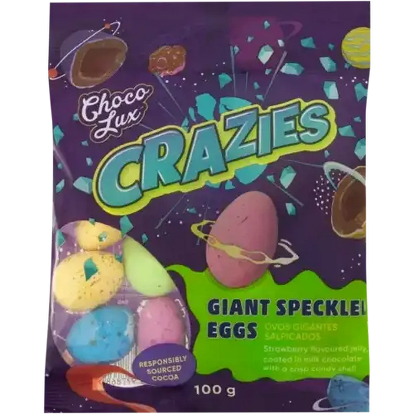 Checkers Sixty60 | Choco Lux Crazies Giant Speckled Eggs 100g
