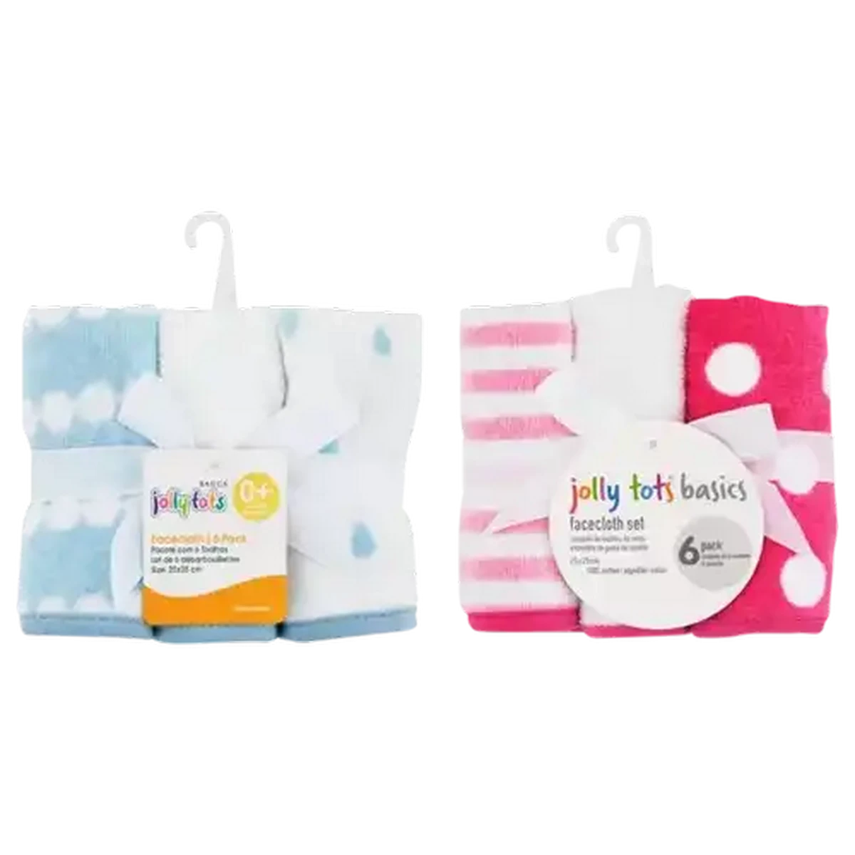 Checkers Sixty60 | Jolly Tots Velour Printed Facecloth 6 Pack