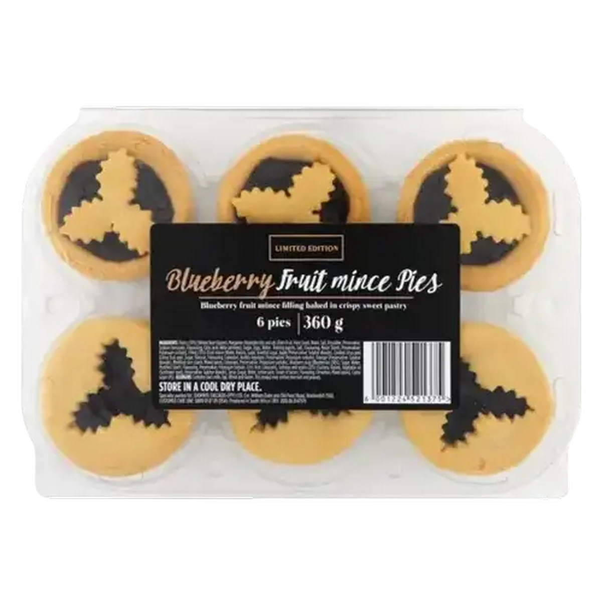 Checkers Sixty60 | Limited Edition Blueberry Mince Pie Cakes 6 Pack