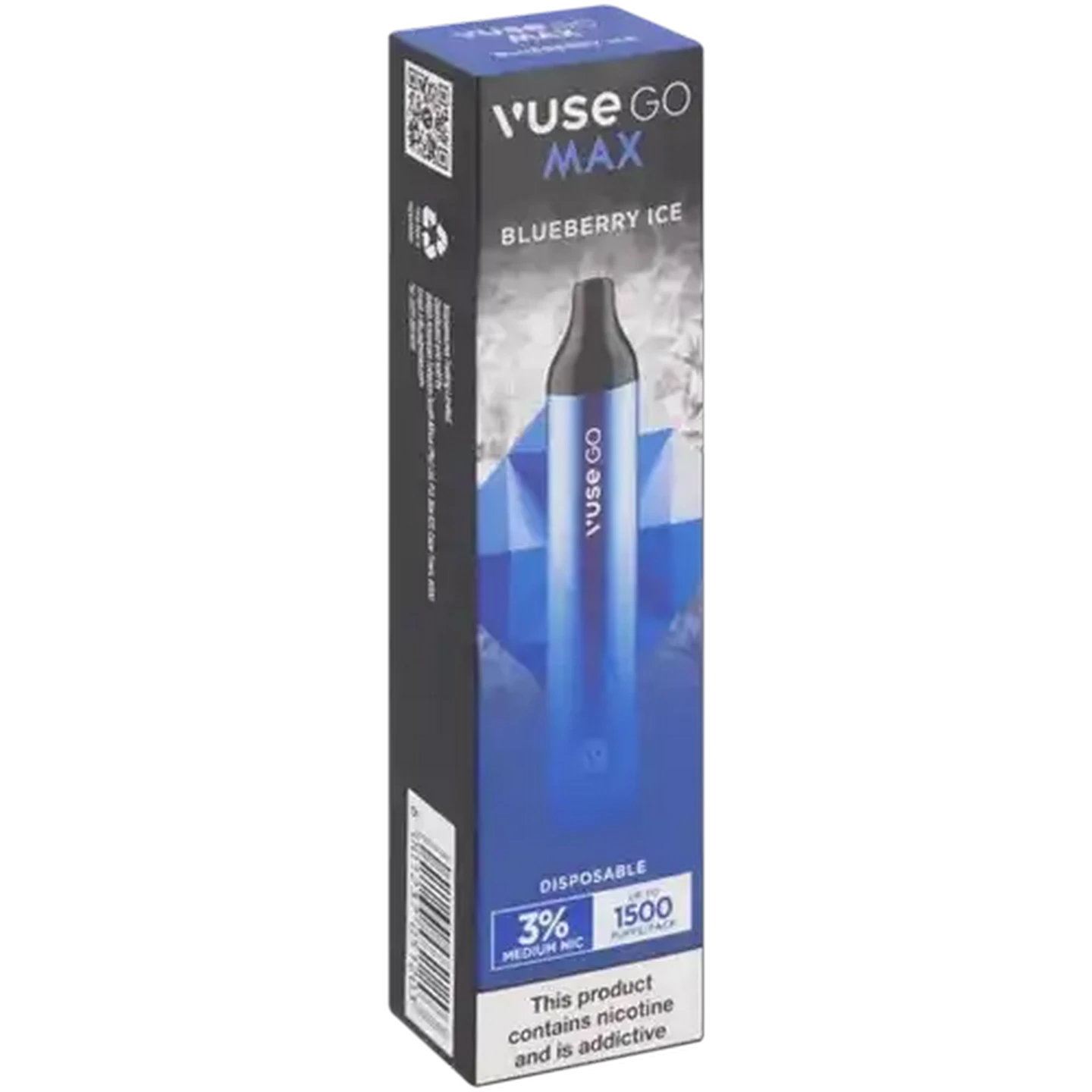 vuse go 800 blueberry ice Vuse Go 8000 Blueberry Ice Disposable Vape, 15mL main image 1