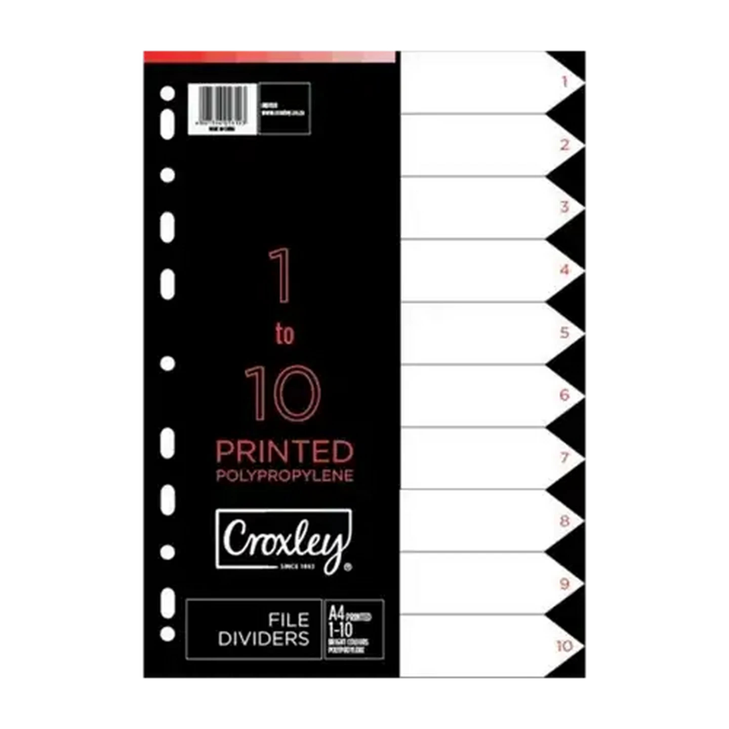 Checkers Sixty60 | Croxley A4 Multicoloured Numbered File Dividers