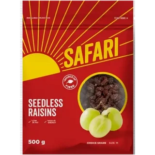 SAFARI Seedless Raisins 500g