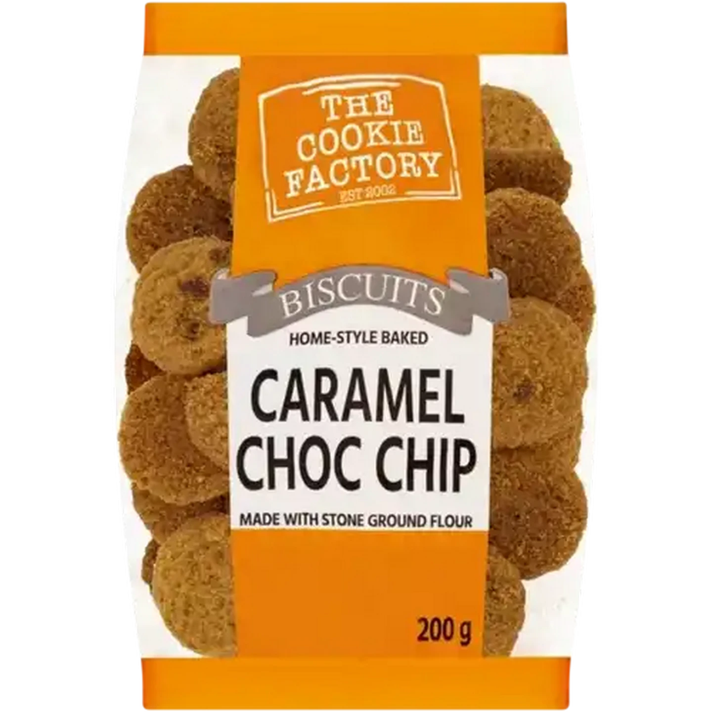Checkers Sixty60 | The Cookie Factory Caramel Choc Chip Biscuits 200g