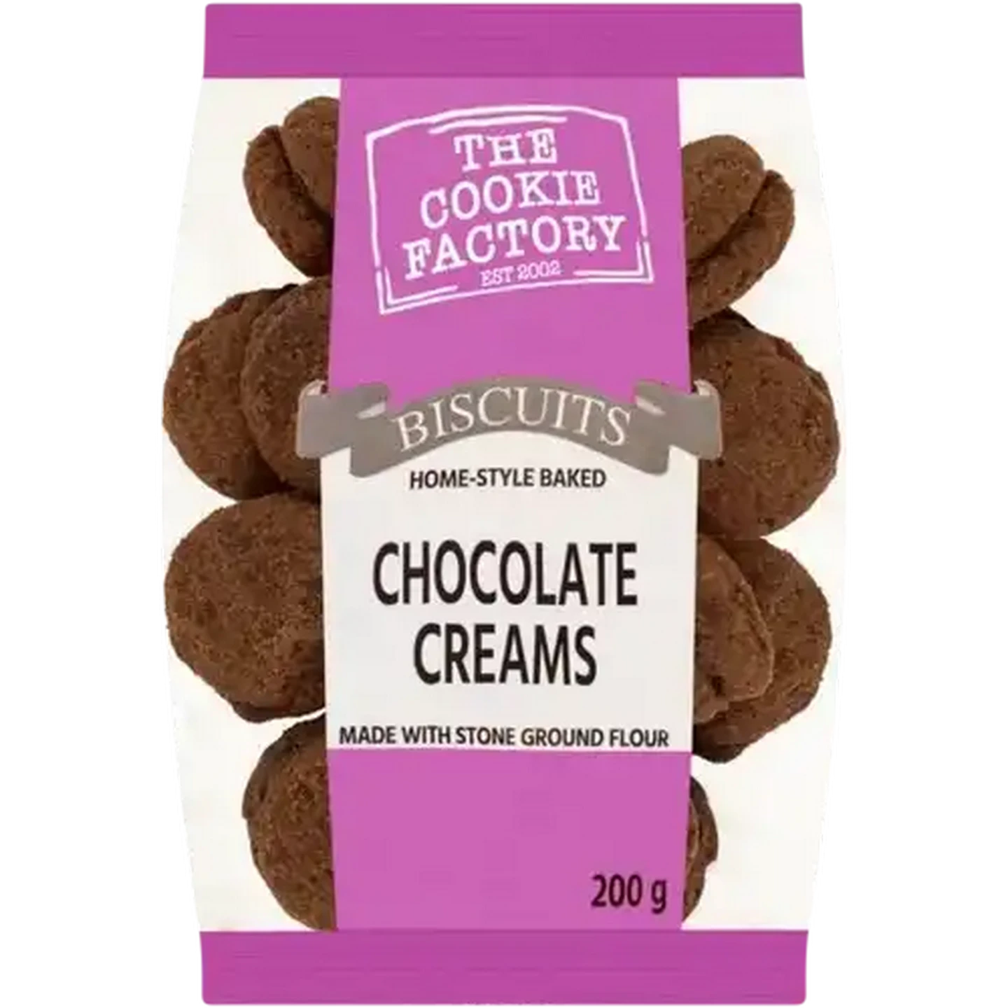 Checkers Sixty60 | The Cookie Factory Chocolate Creams Biscuits 200g