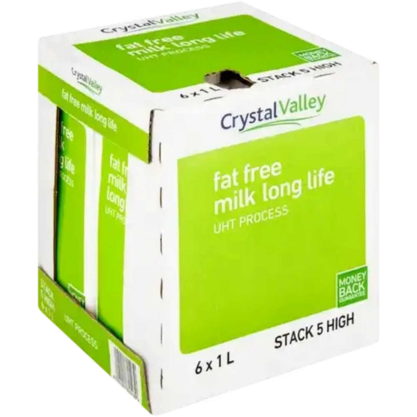 Checkers Sixty60 | Crystal Valley Fat Free Long Life Milk 6 x 1L