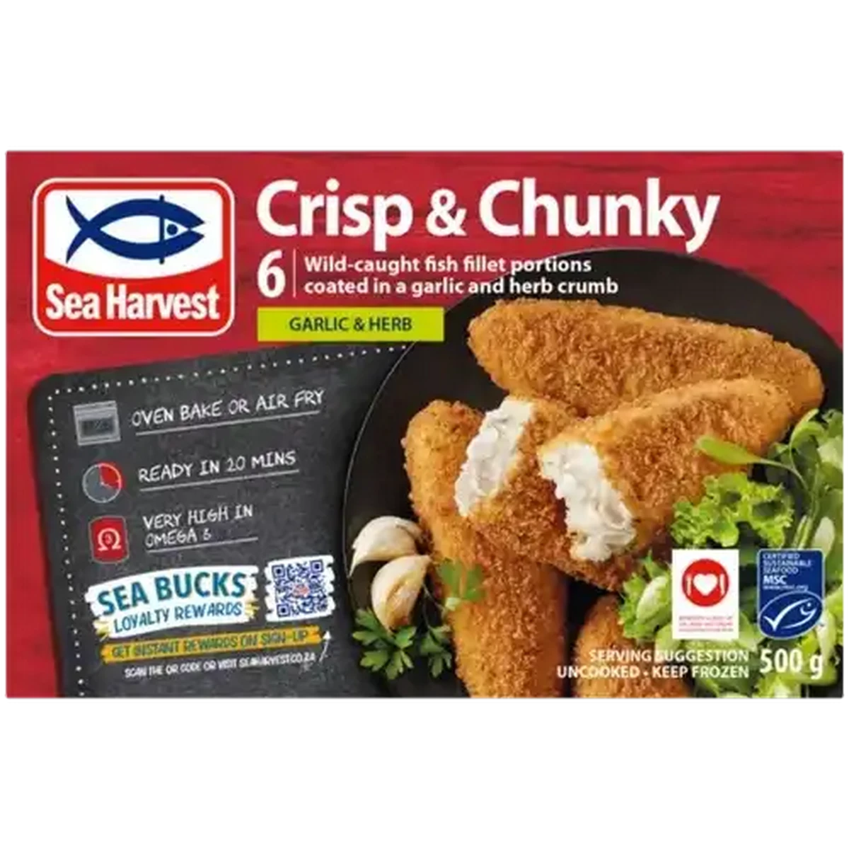 Checkers Sixty60 | Sea Harvest Crisp & Chunky Garlic & Herb Frozen ...