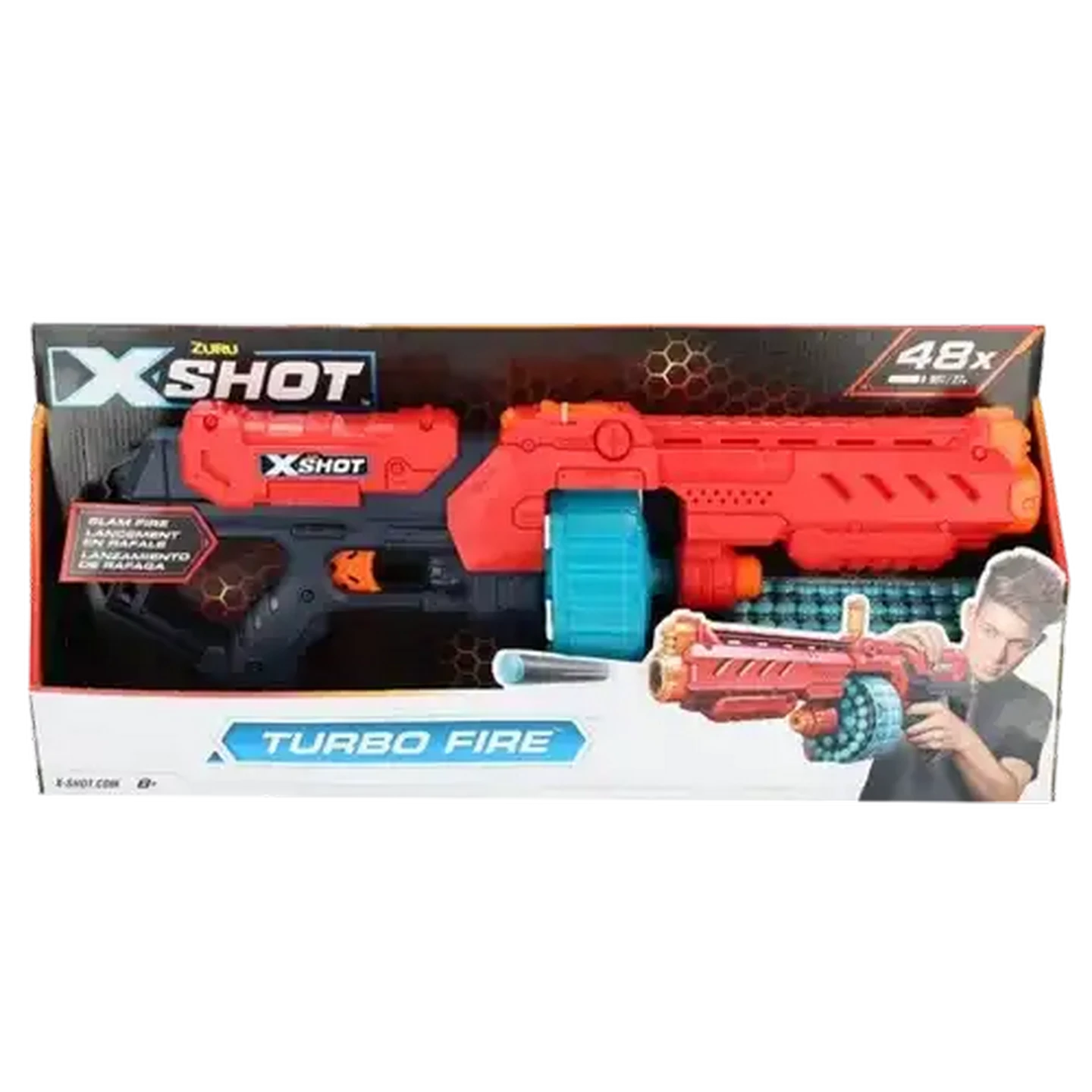 Checkers Sixty60 | X-Shot Blaster Turbo Fire (Colour May Vary)