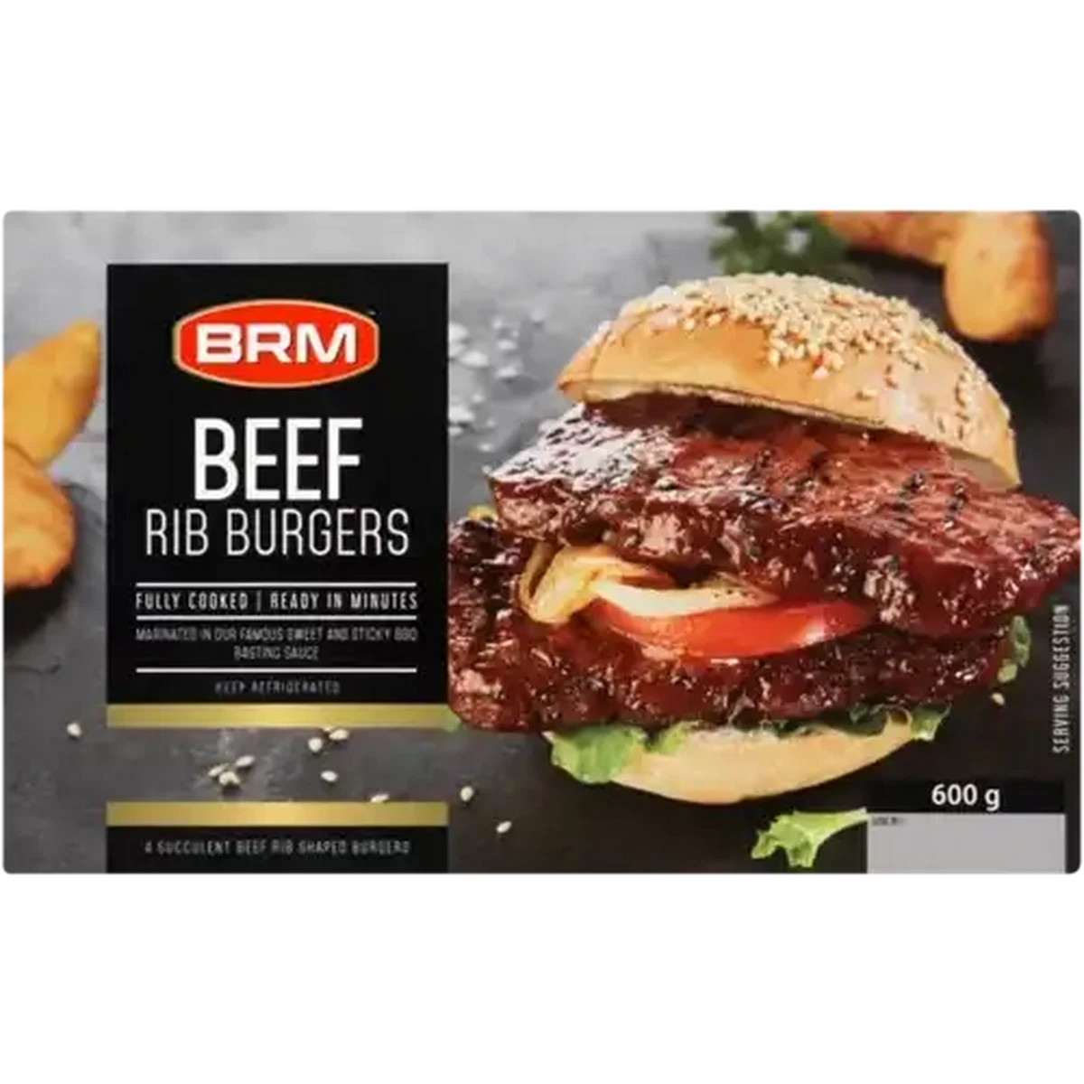 Checkers Sixty60 | BRM Frozen Beef Rib Burgers 4 Pack