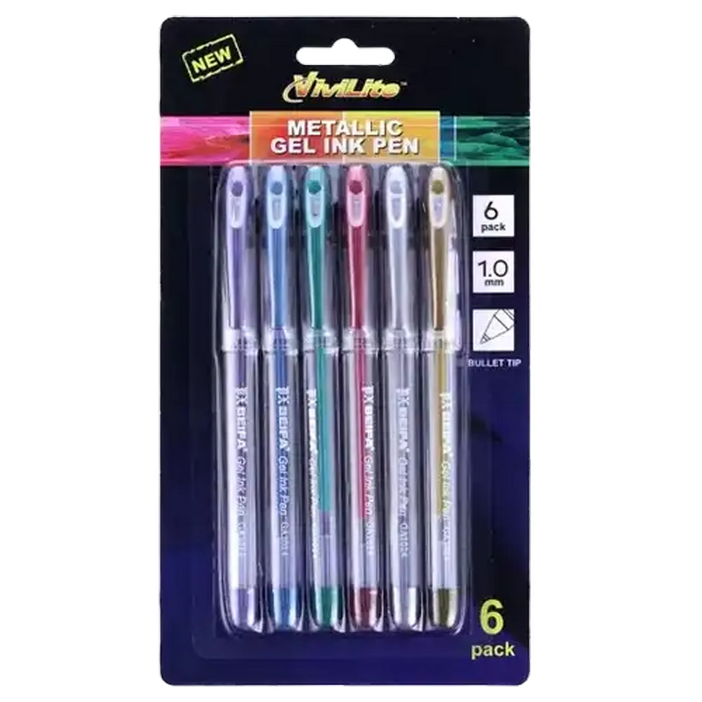 Checkers Sixty60 | Metallic Gel Ink Pens 6 Pack