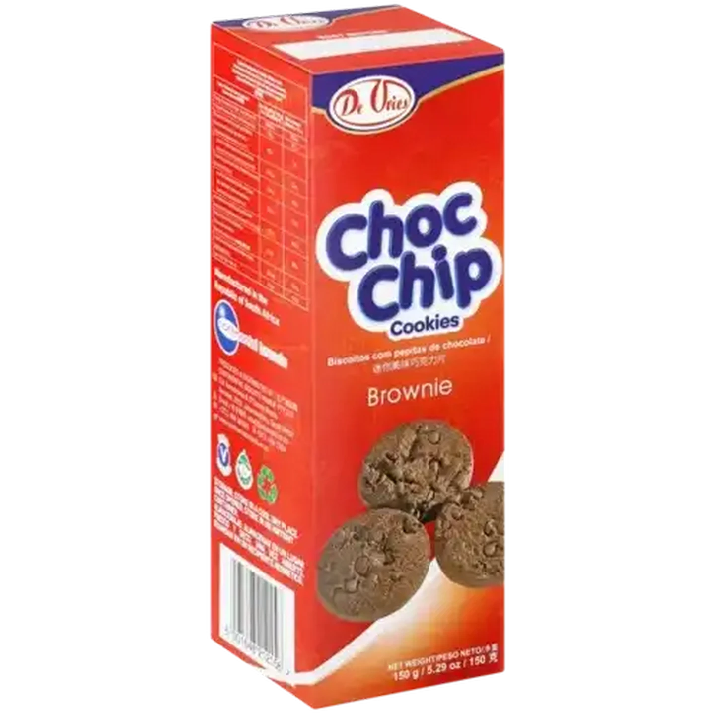 その他 cocoa33 Checkers Sixty60 | De Vries Brownie Choc Chip Cookies 150g