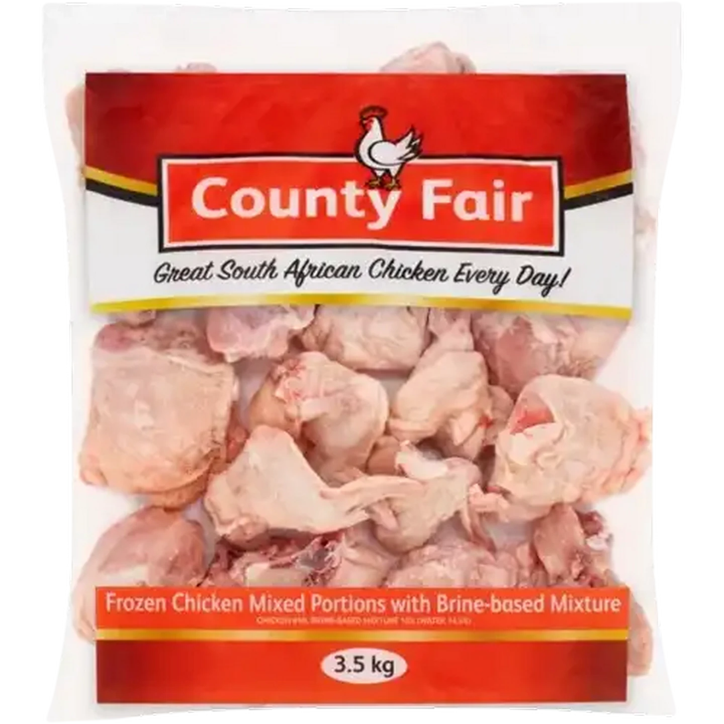 チキン Checkers Sixty60 | County Fair Frozen Mixed Chicken Portions 3.5kg